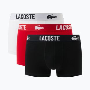 Боксерки чоловічі Lacoste 5H2393 3 pack black/red/white