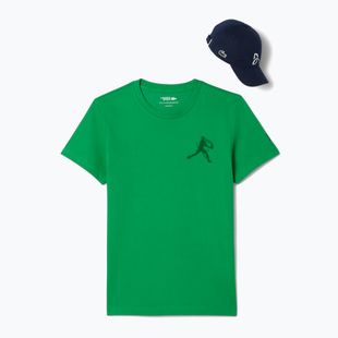 Чоловіча тенісна сорочка Lacoste TH1044 калатея/зелений
