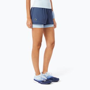 Шорти тенісні жіночі Lacoste GF8598 navy blue/delphinium