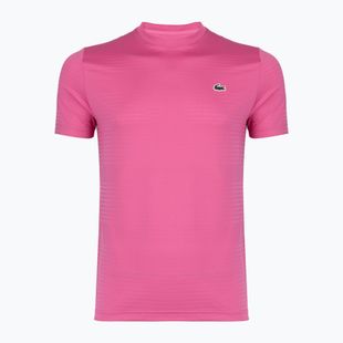 Футболка тенісна чоловіча Lacoste TH0004 fuchsia pink