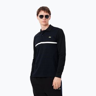 Лонгслів поло чоловічий Lacoste Polo PH9776 black/navy blue