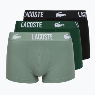 Боксерки чоловічі Lacoste 5H2393 3 pack lichen/green/black