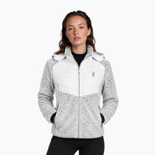 Куртка гібридна жіноча Aulp Clem Hooded Hybrid white 1