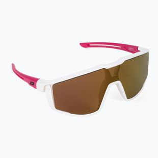 Окуляри велосипедні дитячі Julbo Fury S Spectron 3Cf matt shiny white/pink J5501110
