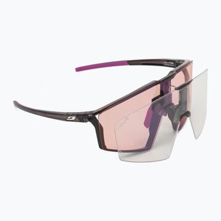 Окуляри сонцезахисні Julbo Edge Reactiv High Contrast shiny translu black/purple