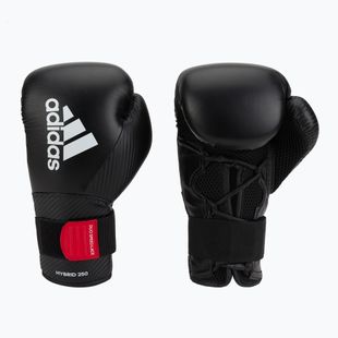 Рукавиці боксерські adidas Hybrid 250 Duo Lace чорні ADIH250TG