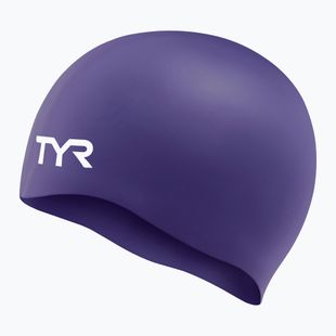 Шапочка для плавання TYR Wrinkle Free Silicone purple