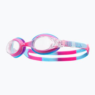 Окуляри для плавання дитячі TYR Swimple Tie Dye Non-Mirrored clear/pink/blue