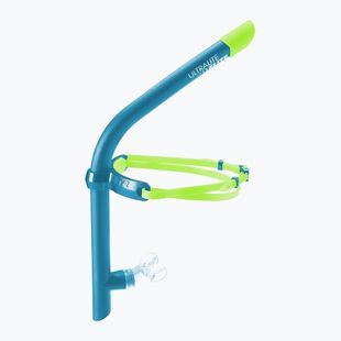Трубка для плавання TYR Ultralite Snorkel Elite синьо-жовта