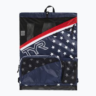 Сумка для плавання TYR Elite Team Mesh 40 л red/navy