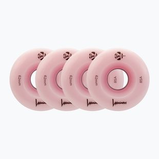 Колеса для роликів FR Skates Luminous Led Quad Wheel 62mm/85A Sixies 6LED X4 flamingo