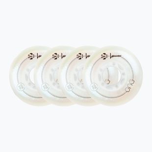Колеса для роликів Luminous Led Wheels Duo 76mm/85A X4 white/pearl