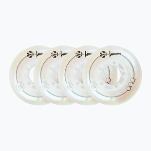 Колеса для роликів Luminous Led Wheels Duo 72mm/85A X4 white/pearl