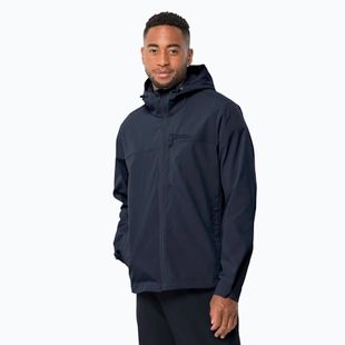 Куртка противітряна чоловіча Jack Wolfskin Desert Wind night blue