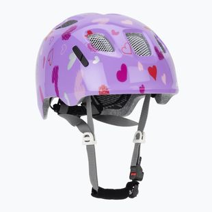 Шолом велосипедний дитячий Alpina Ximo 2 Jr purple hearts gloss