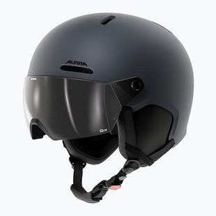 Шолом лижний Alpina Arber 2 Visor Q-Lite midnight grey