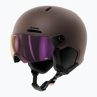 Шолом лижний Alpina Arber 2 Visor Q-Lite ox brown matt