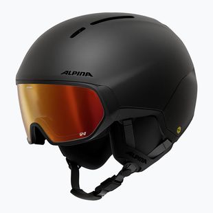 Шолом лижний Alpina Vizzard QV MIPS black matte