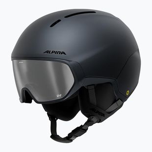 Шолом лижний Alpina Vizzard QV MIPS midnight grey matt