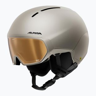 Шолом лижний Alpina Vizzard QV MIPS sand matt