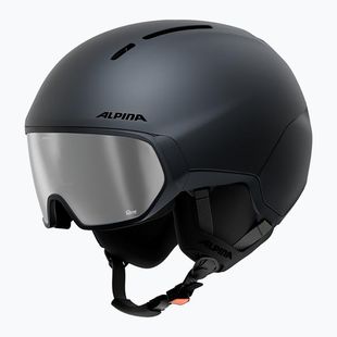Шолом лижний Alpina Vizzard Q-Lite midnight grey matt