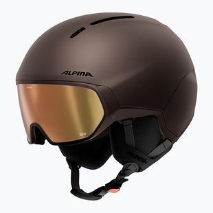 Шолом лижний Alpina Vizzard Q-Lite ox brown att