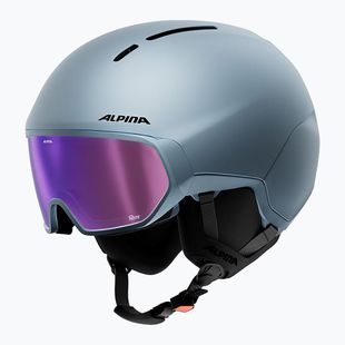 Шолом лижний Alpina Vizzard Q-Lite ice blue matt