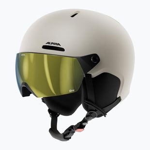 Шолом лижний дитячий Alpina Zupo 2 Visor Q-Lite sand matt