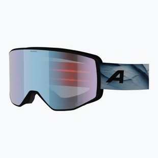 Окуляри лижні Alpina Venet M Q-Lite  black/blue matt