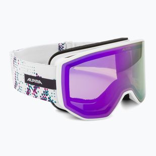 Окуляри лижні Alpina Venet M Q-Lite white/lilac matt