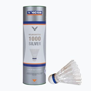 Волани для бадмінтону VICTOR Nylonshuttle 1000 slow white