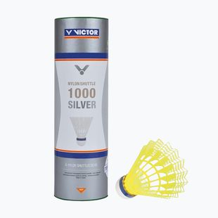 Волани для бадмінтону VICTOR Nylonshuttle 1000 fast yellow