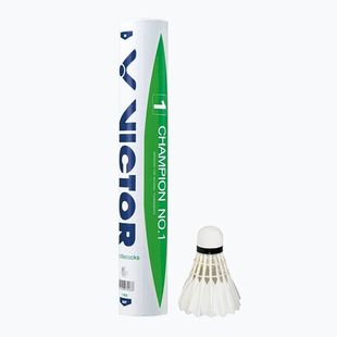 Волани для бадмінтону VICTOR Champion №1 12 шт білі.