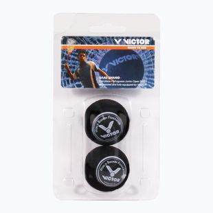 М'яч для сквошу VICTOR Squashball Red 2 шт. black