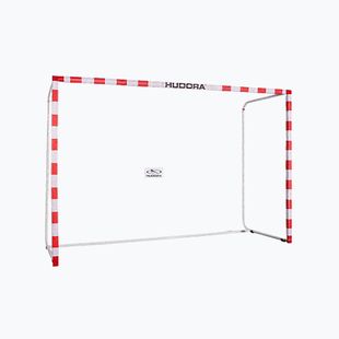 Ворота футбольні Hudora Soccer Goal Allround 300 x 200 cm червоні 3083