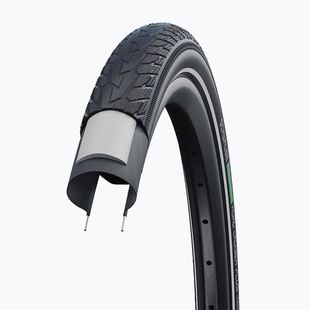 Шина велосипедна SCHWALBE Road Cruiser Plus Puncture Guard Green Compound 28 x 1.60 black reflective