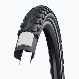 Шина велосипедна SCHWALBE Land Cruiser Plus Puncture Guard Green Compound 28 x 2.00 black reflex