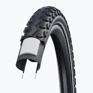 Шина велосипедна SCHWALBE Land Cruiser Plus Puncture Guard Green Compound 28 x 1.60 black reflective