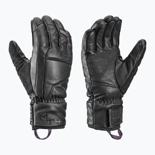 Рукавиці гірськолижні жіночі LEKI Montera Prime Women black/blackberry gray