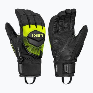 Рукавиці лижні LEKI WCR Core TR black/neon yellow