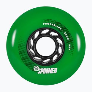 Колеса для роликових ковзанів Powerslide Spinner 80mm/88A 4 шт. зелені 905387