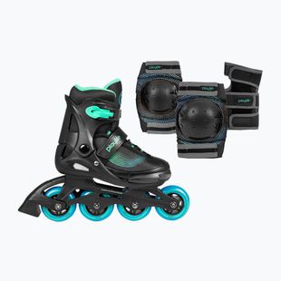 Дитячі ролики з захисним спорядженням Playlife Joker Combo Jr blue sky