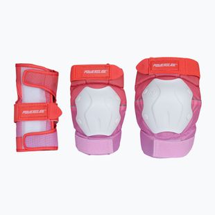 Набір захисту Powerslide Standard Set red/pink