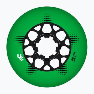 Колеса для роликів UNDERCOVER WHEELS Team Pro 80 mm/84A 4 pcs. green