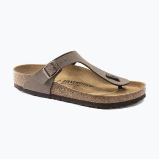 Шльопанці BIRKENSTOCK Gizeh Birkibuc Narrow mocca