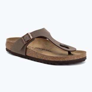 Шльопанці BIRKENSTOCK Gizeh Birkibuc Narrow mocca