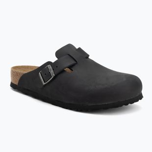 Шльопанці BIRKENSTOCK Boston LEOI Регулярні чорні шльопанці