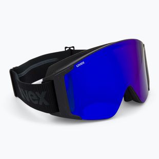 Окуляри лижні UVEX G.gl 3000 TO black matt/mirror blue/lasergold lite/clear