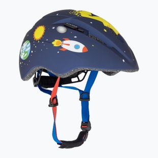 Шолом велосипедний дитячий UVEX Kid 2 CC dark blue rocket matt