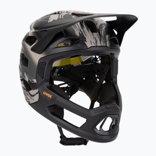 Шолом велосипедний UVEX Revolt MIPS oak brown/orange matt
